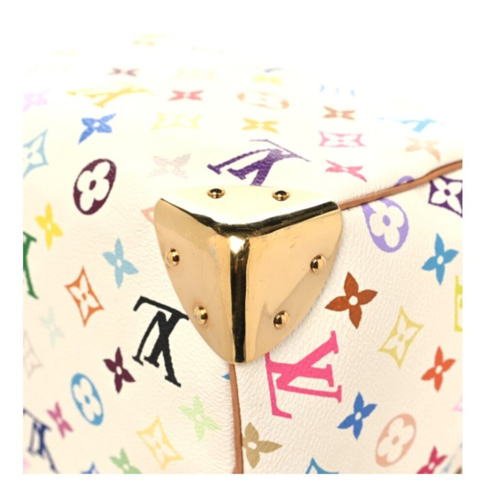 Louis Vuitton Multi Color Monogram Speedy 30 White - Picture 6 of 14
